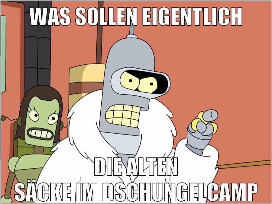 was sollen eigentlich die alten säcke im dschungelcamp
