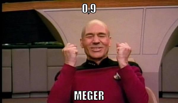 0,9 meger