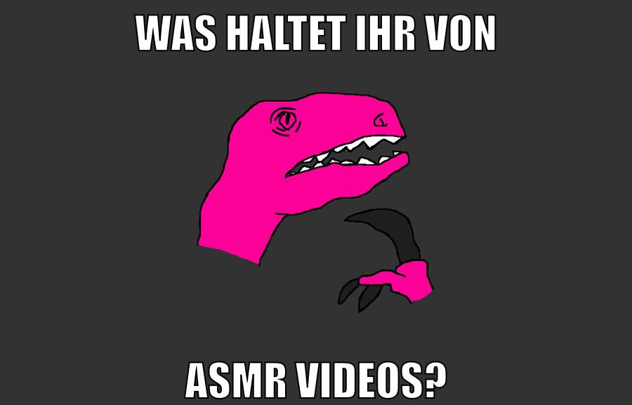 was haltet ihr von asmr videos?