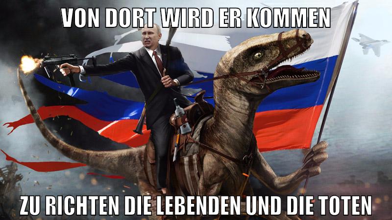 Von dort wird er kommen zu richten die Lebenden und die Toten