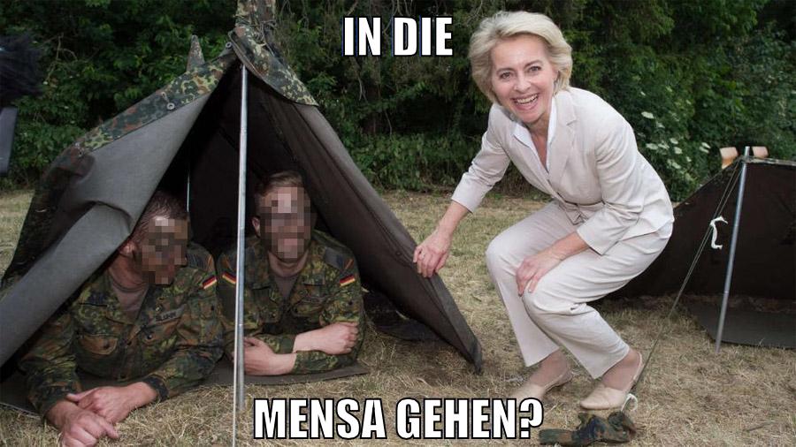 in die Mensa gehen?