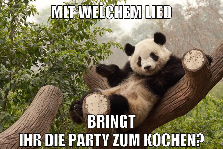 mit welchem lied bringt ihr die party zum kochen?