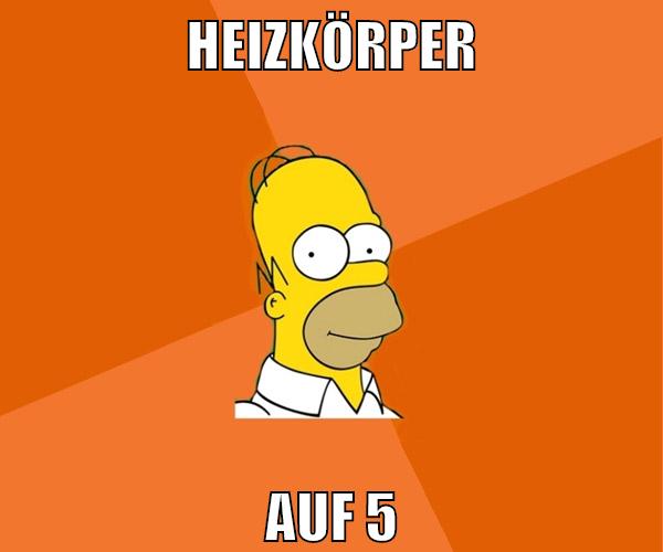 heizkörper auf 5
