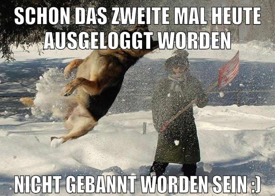 schon das zweite mal heute ausgeloggt worden nicht gebannt worden sein :)