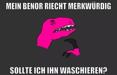 mein benor riecht merkwürdig sollte ich ihn waschieren?