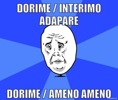 dorime / interimo adapare dorime / ameno ameno