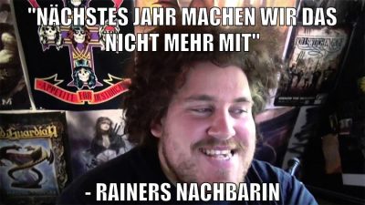 "Nächstes jahr machen wir das nicht mehr mit" - Rainers nachbarin