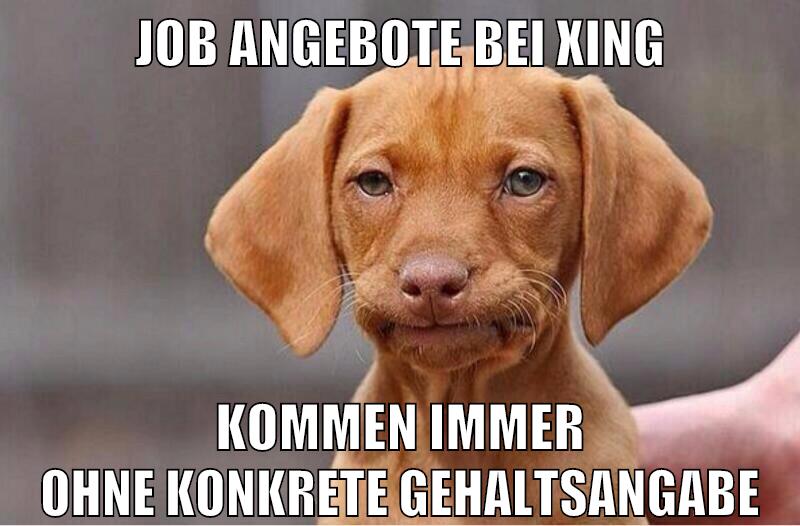 job angebote bei xing kommen immer ohne konkrete gehaltsangabe