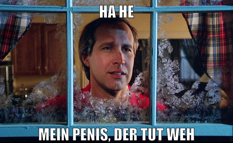 HA HE MEIN PENIS, DER TUT WEH