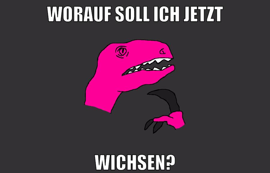 worauf soll ich jetzt wichsen?