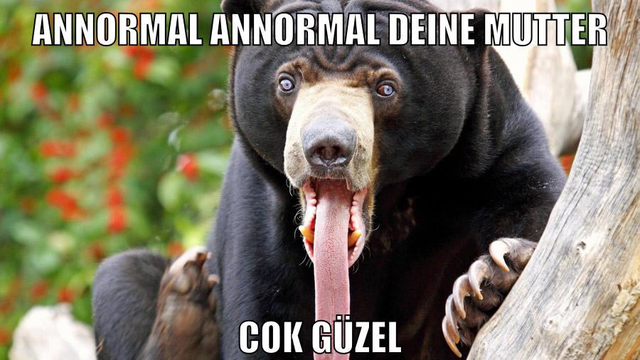 annormal annormal deine mutter cok güzel