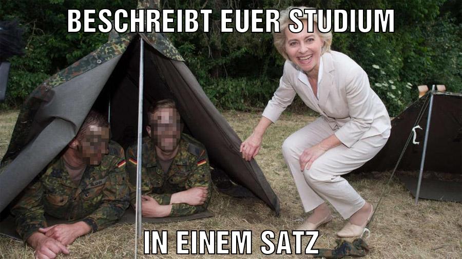 beschreibt euer studium in einem satz