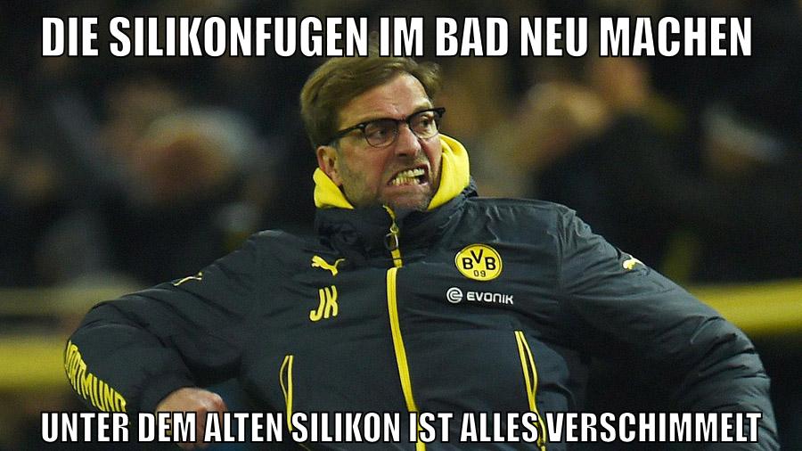 DIE SILIKONFUGEN IM BAD NEU MACHEN UNTER DEM ALTEN SILIKON IST ALLES VERSCHIMMELT