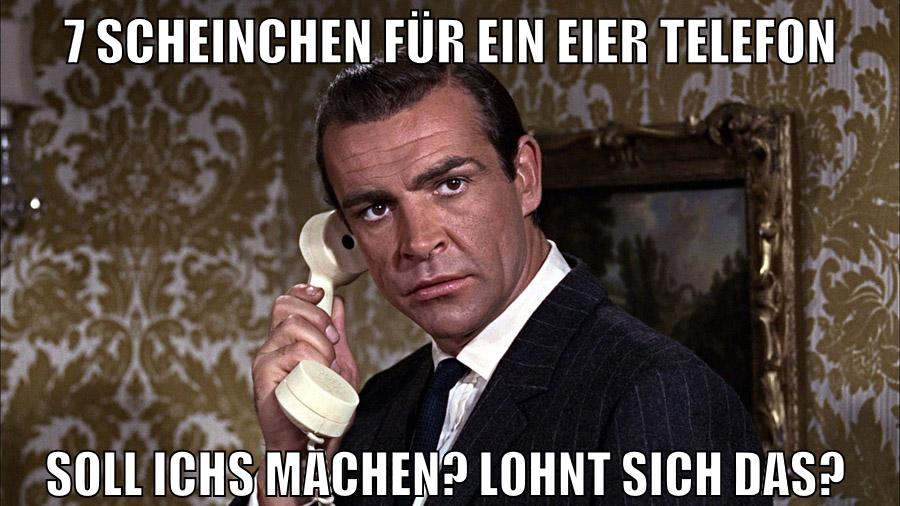 7 Scheinchen für ein eier telefon soll ichs machen? lohnt sich das?