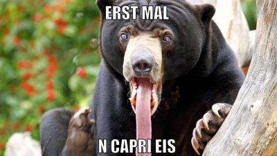 erst mal n capri eis