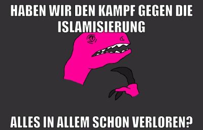 HABEN WIR DEN KAMPF GEGEN DIE ISLAMISIERUNG ALLES IN ALLEM SCHON VERLOREN?