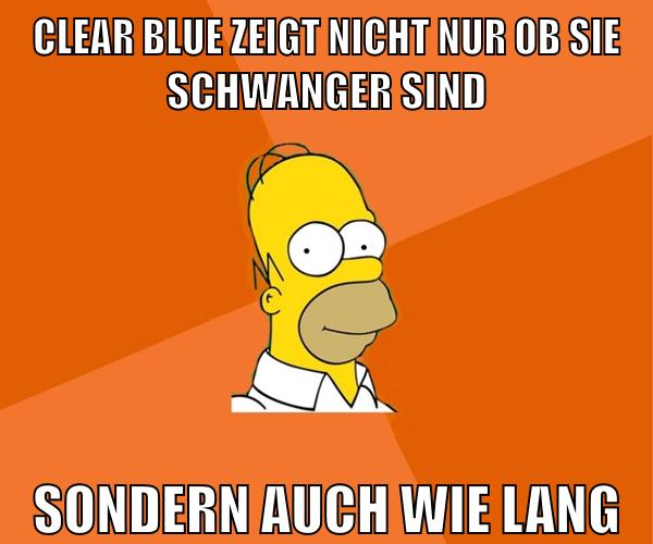 clear blue zeigt nicht nur ob sie schwanger sind sondern auch wie lang