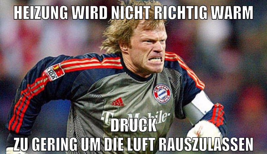 heizung wird nicht richtig warm druck zu gering um die luft rauszulassen