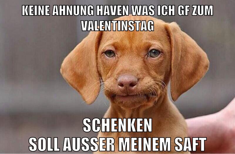 keine ahnung haven was ich gf zum valentinstag schenken soll ausser meinem saft