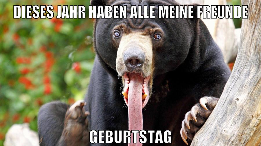 dieses jahr haben alle meine freunde geburtstag