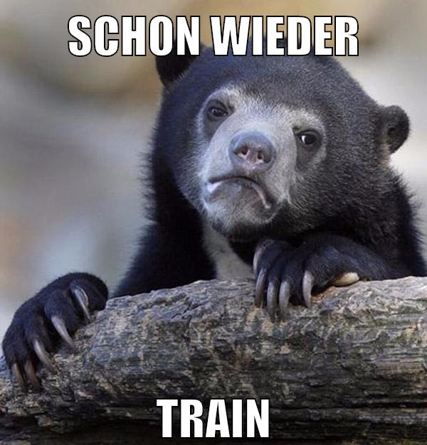 schon wieder train