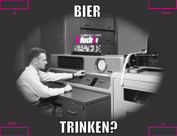 Bier trinken?