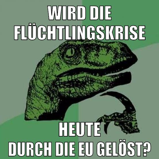 wird die flüchtlingskrise heute durch die eu gelöst?