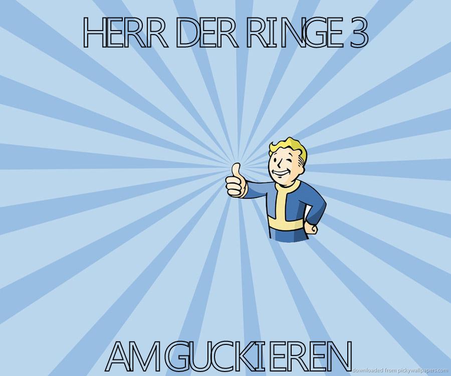 herr der ringe 3 am guckieren