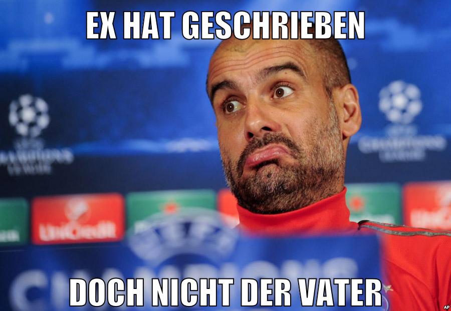 ex hat geschrieben doch nicht der vater