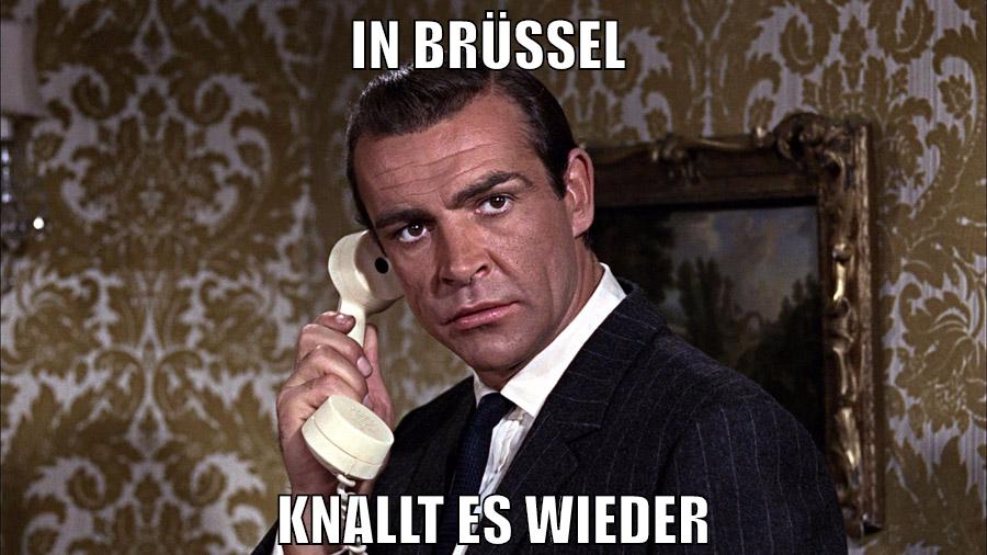 In Brüssel knallt es wieder