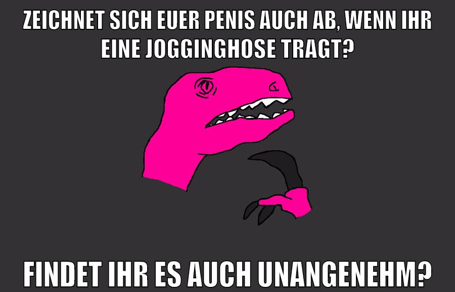 zeichnet sich euer penis auch ab, wenn ihr eine jogginghose tragt? findet ihr es auch unangenehm?