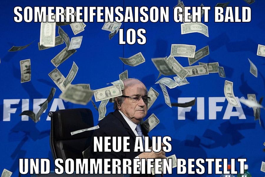 SOMERREIFENSAISON GEHT BALD LOS NEUE ALUS UND SOMMERREIFEN BESTELLT