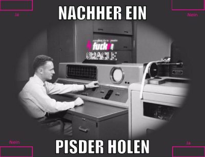 nachher ein pisder holen