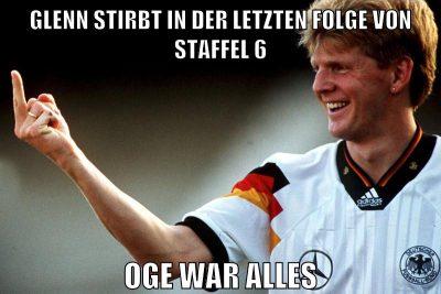 GLENN STIRBT IN DER LETZTEN FOLGE VON STAFFEL 6 OGE WAR ALLES