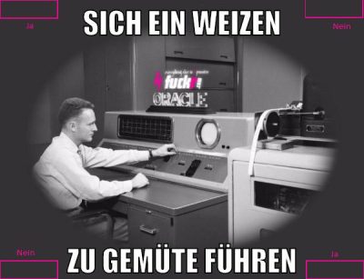 sich ein weizen zu gemüte führen