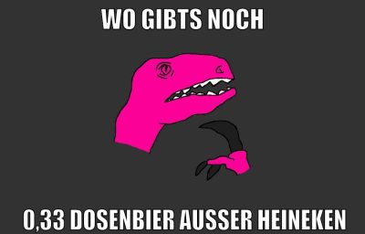 Wo gibts noch 0,33 dosenbier ausser heineken