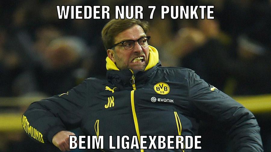 Wieder nur 7 Punkte beim Ligaexberde