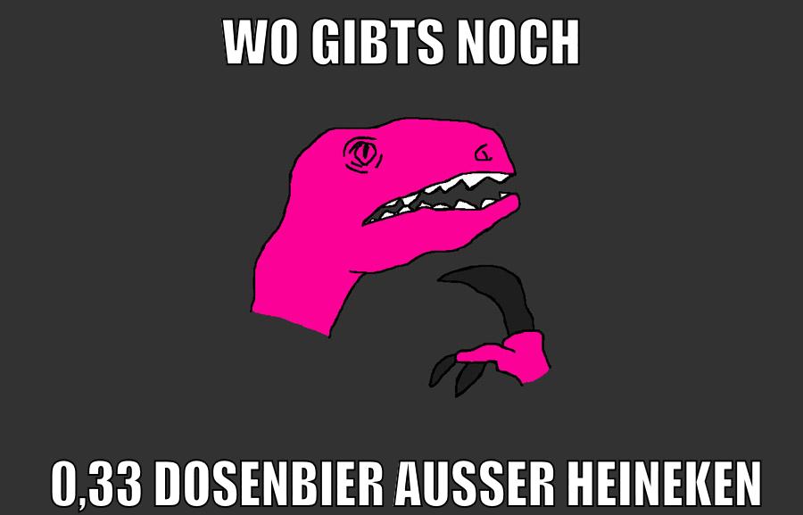 Wo gibts noch 0,33 dosenbier ausser heineken