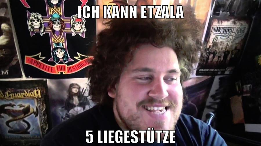 ich kann etzala 5 liegestütze
