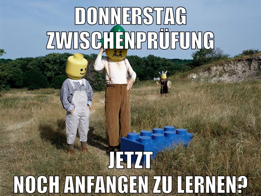 donnerstag zwischenprüfung jetzt noch anfangen zu lernen?