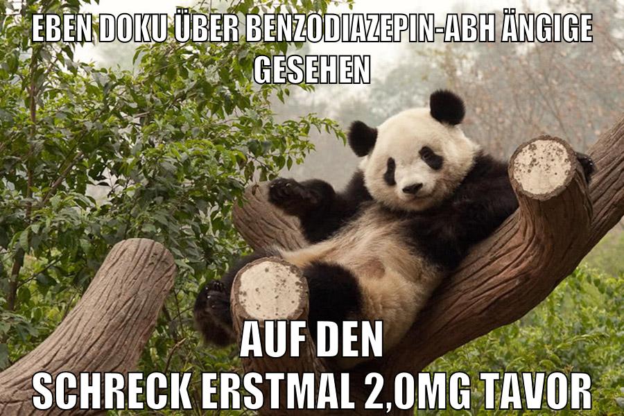 eben doku über benzodiazepin-abhängige gesehen auf den schreck erstmal 2,0mg tavor