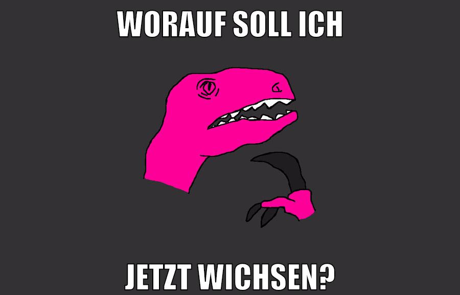 worauf soll ich jetzt wichsen?