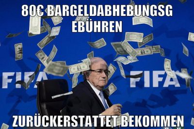 80€ Bargeldabhebungsgebühren zurückerstattet bekommen