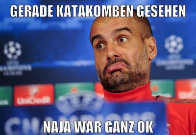 Gerade Katakomben gesehen naja war ganz ok