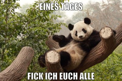 eines tages fick ich euch alle