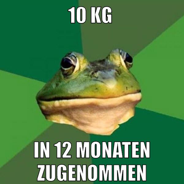 10 kg in 12 monaten zugenommen