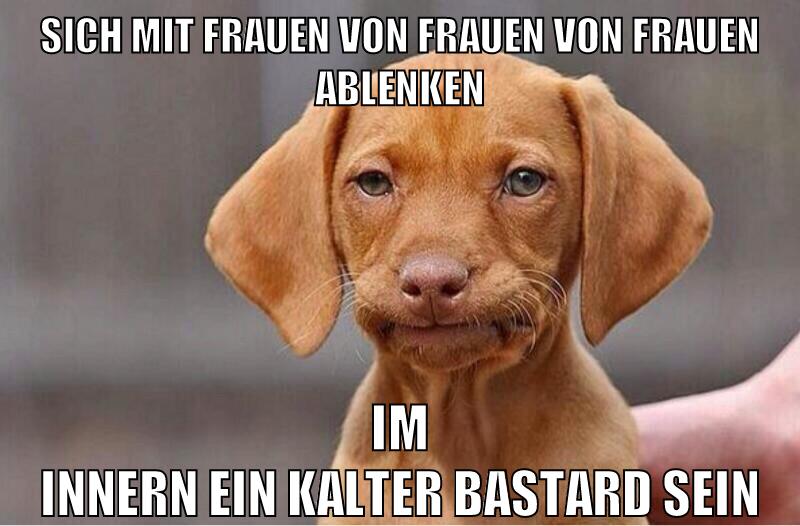 sich mit frauen von frauen von frauen ablenken im innern ein kalter bastard sein