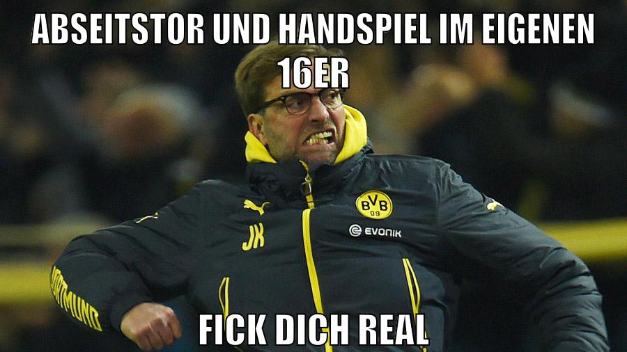 abseitstor und handspiel im eigenen 16er fick dich real