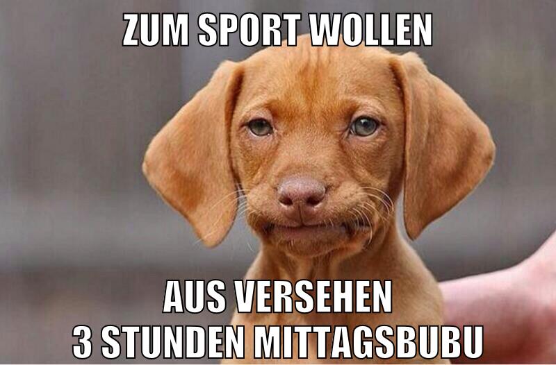zum sport wollen aus versehen 3 stunden mittagsbubu