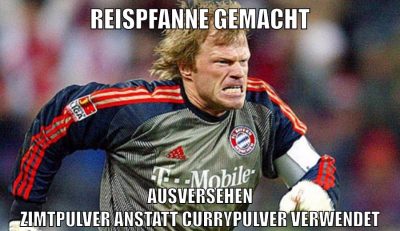 reispfanne gemacht ausversehen zimtpulver anstatt currypulver verwendet